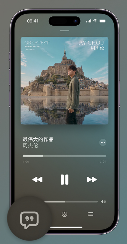 平南iphone维修分享如何在iPhone上使用Apple Music全新唱歌功能 